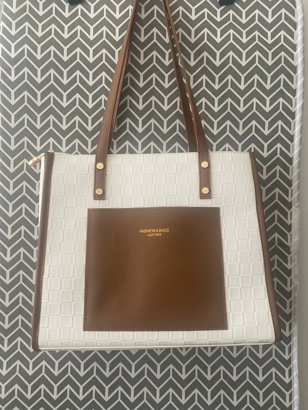 Handbag 12” X 11” plus straps, great condition.